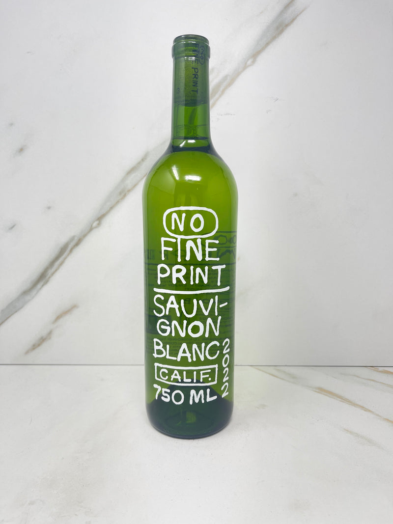 No Fine Print, Sauvignon Blanc, California, 750mL