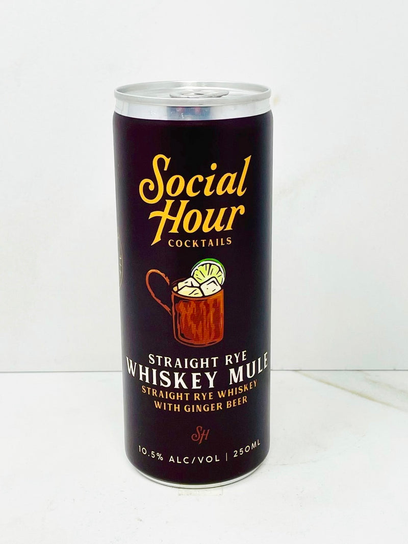 Social Hour Cocktails, Whiskey Mule, Brooklyn (250ml)