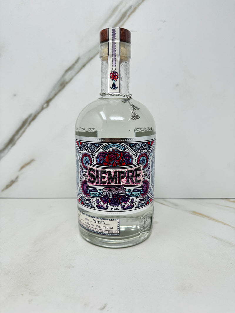 Siempre Plata, Tequilla, Mexico, 750ml