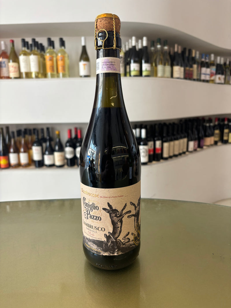 Sambucese Coniglio Pazzo Lambrusco, 750ML, Italy