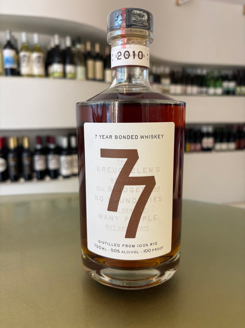 Breuckelen Distilling 77, Bonded Rye Whiskey, 750ML, New York