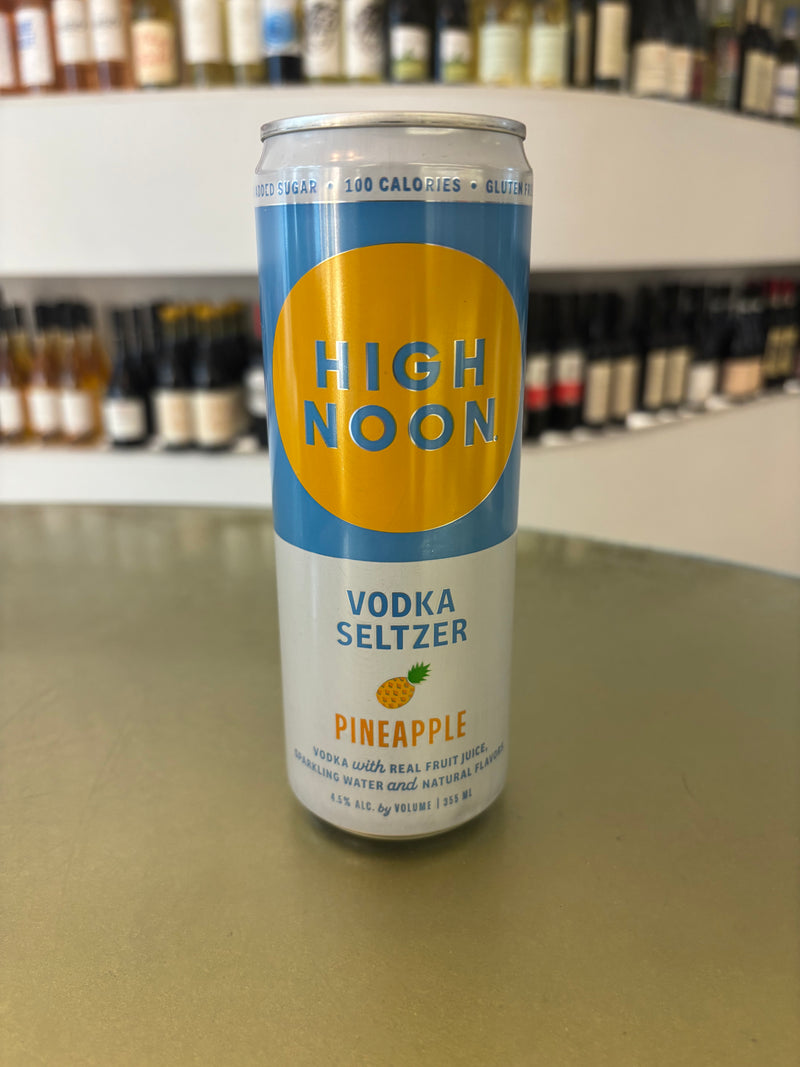 High Noon Pineapple Vodka Seltzer Can, 355ML, California