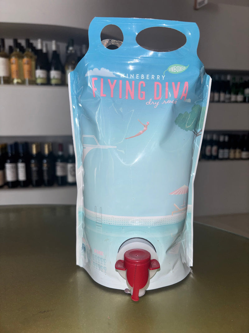 Flying Diva Rosé Magnum in a Bag, 1.5L, France