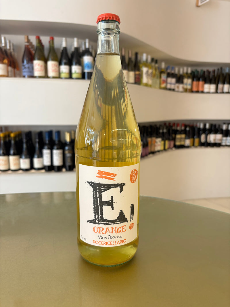 E Orange Poderi Cellario Vino Bianco, 1L, Italy NV