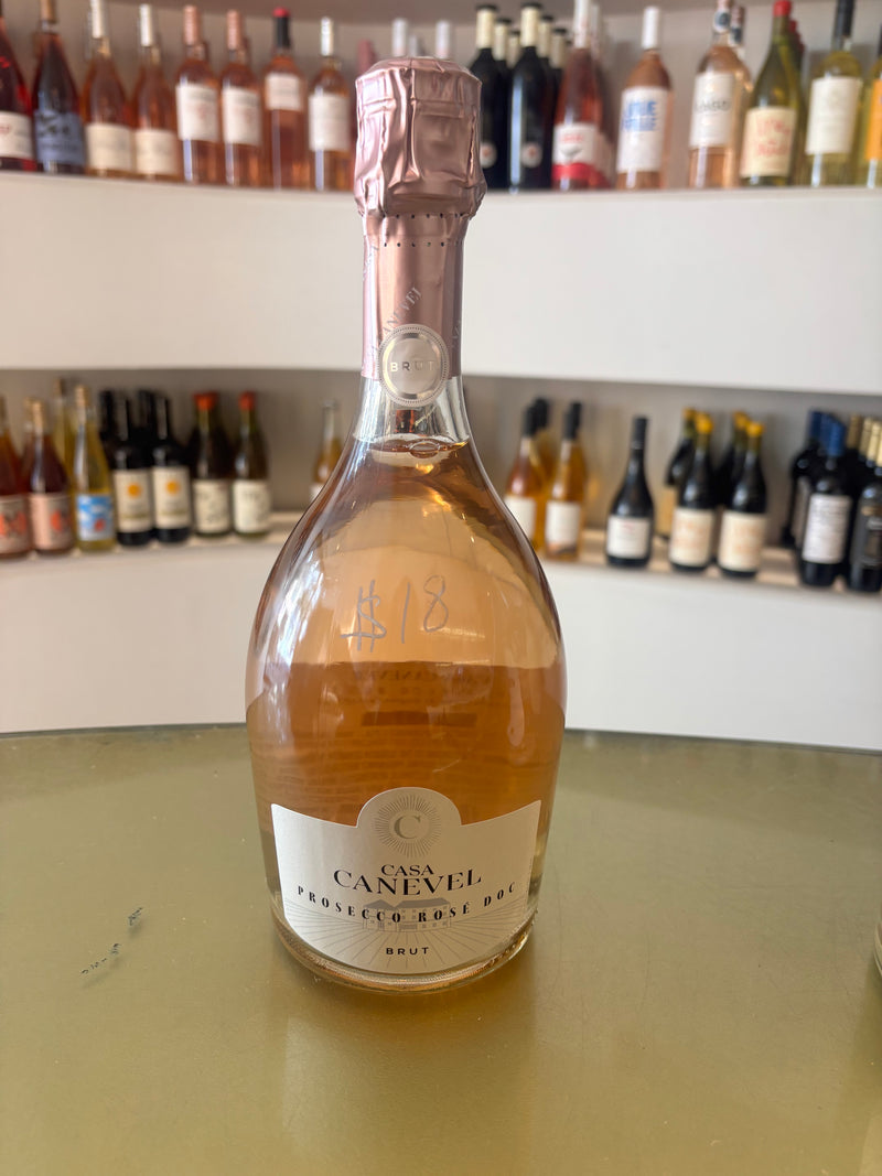 Casa Canevel Rosé Prosecco Brut, 750ML, Italy
