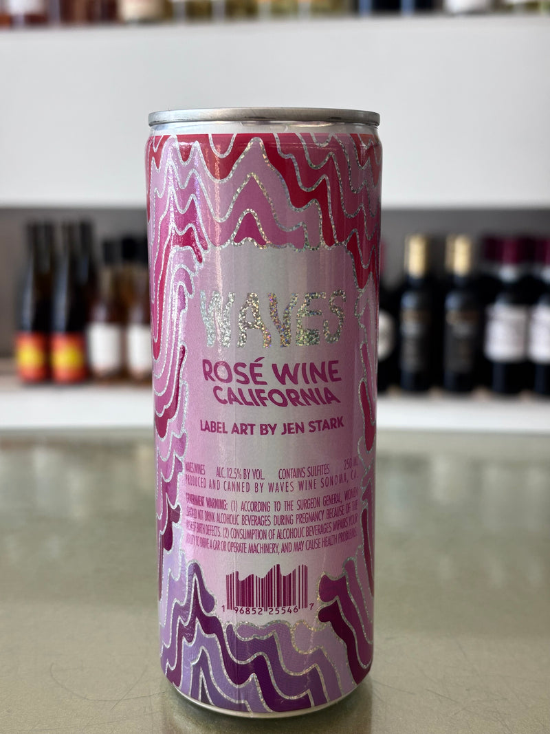 Waves Rosé Can, 250ML, California, NV
