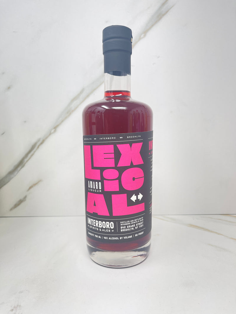 Interboro, Lexical, Amaro, Brooklyn, NY, 750mL