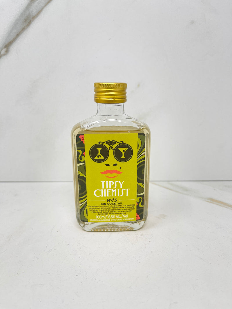 Tipsy Chemist, No.3 Gin Cocktail, Brooklyn, New York, 100mL