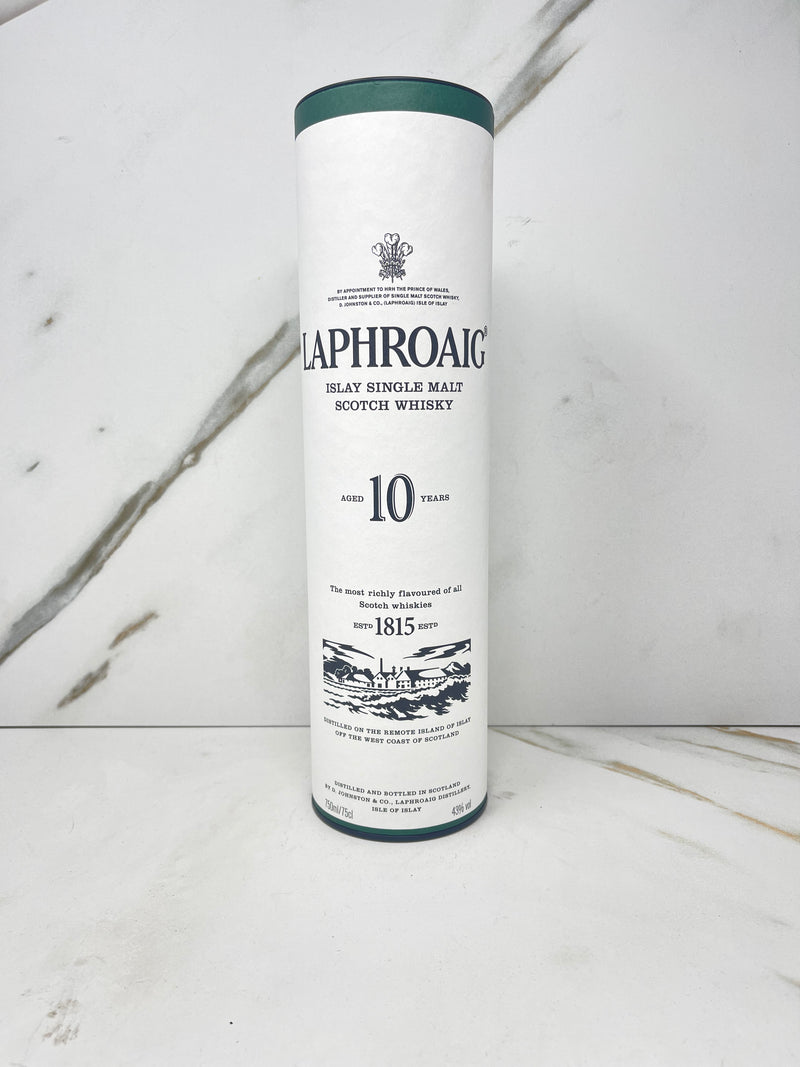 Laphroaig, 10yr Single Malt Islay Scotch, 750mL