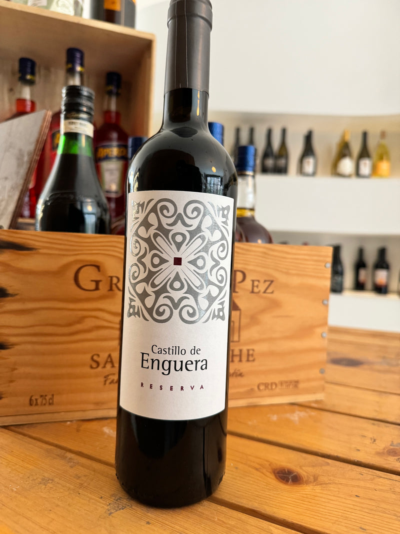 Castillo de Enguera, Reserva, Monastrell-Tempranillo-Syrah, Spain, 750mL
