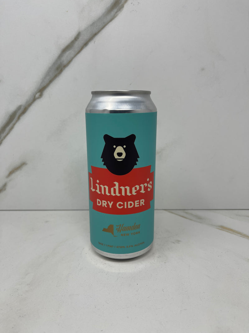 Lindner's, Dry Cider, New York, 473mL (Can)
