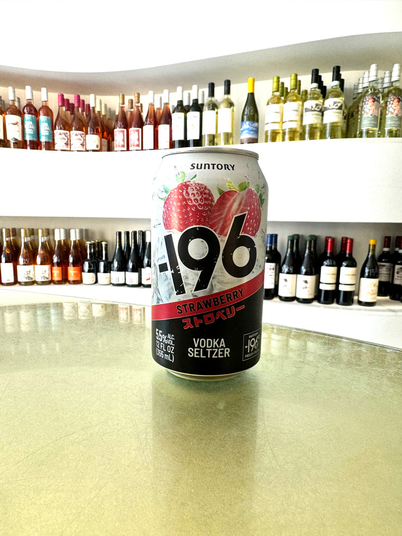 Suntory 196 Vodka Seltzer, Strawberry, 355ml