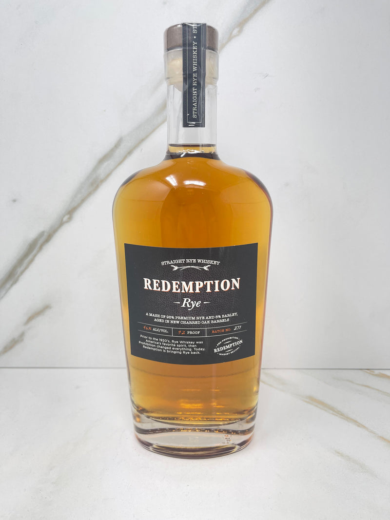 Redemption, Rye Whiskey, 750mL