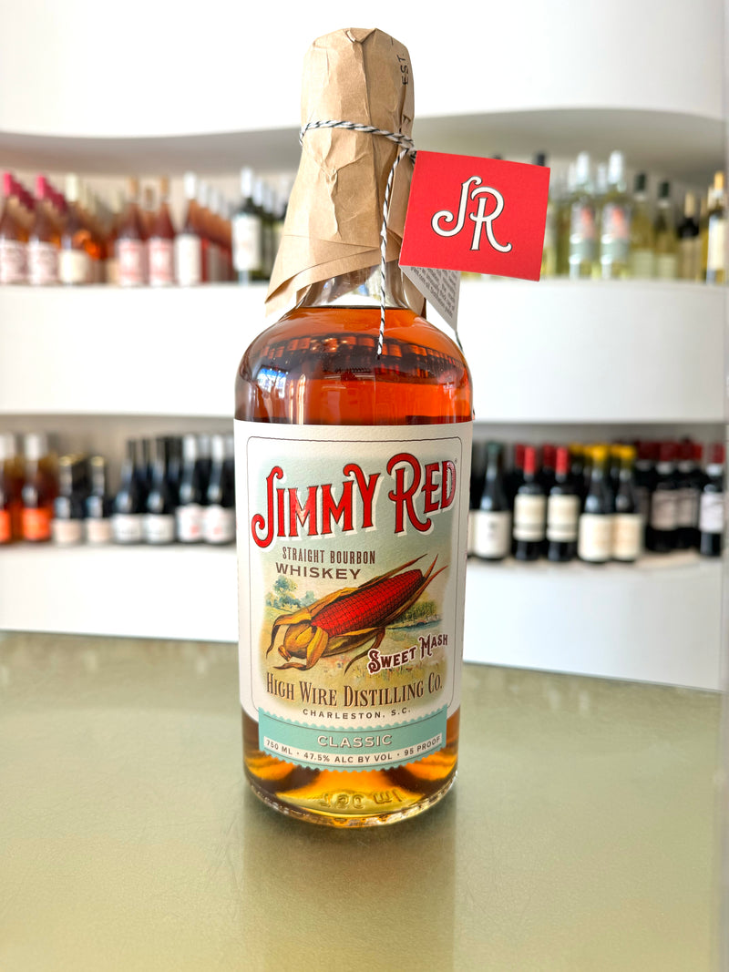 High Wire Distilling Co, Jimmy Red Straight Bourbon Whiskey, South Carolina, 750mL
