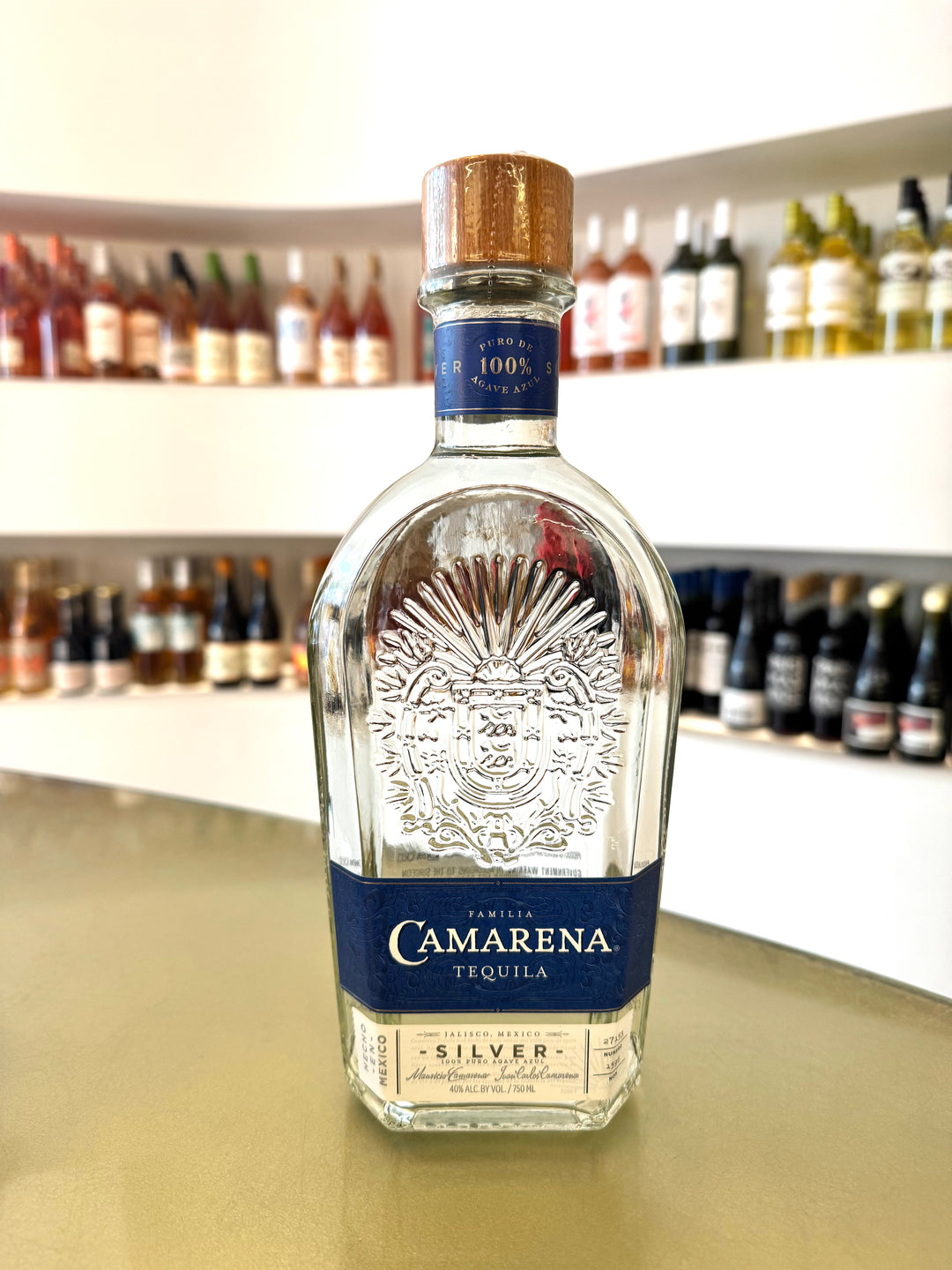 100 blue agave tequila Camarena, Tequila Blanco, Mexico, 750mL – DrinkPLG