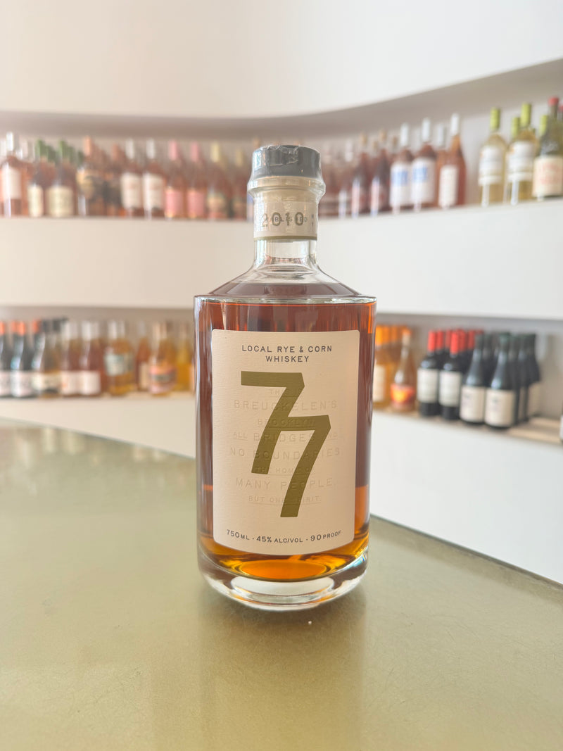 Breuckelen Distilling, 77 Local Rye & Corn Whiskey, New York, 750mL