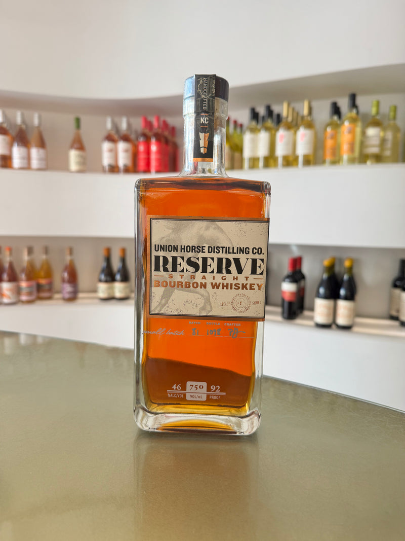 Union Horse Distilling Co., Reserve Straight Bourbon Whiskey, 750mL