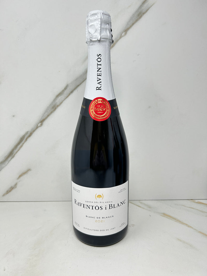 Raventos i Blanc, Conca del Riu Anoia Brut Blanc de Blanc Cava, Spain, 750mL