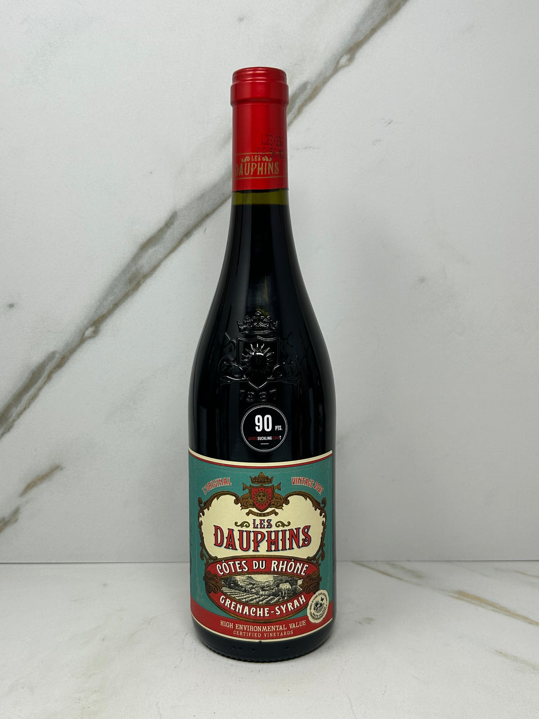 Les Dauphins, Cotes du Rhone, Grenache Syrah, France, 750mL – DrinkPLG