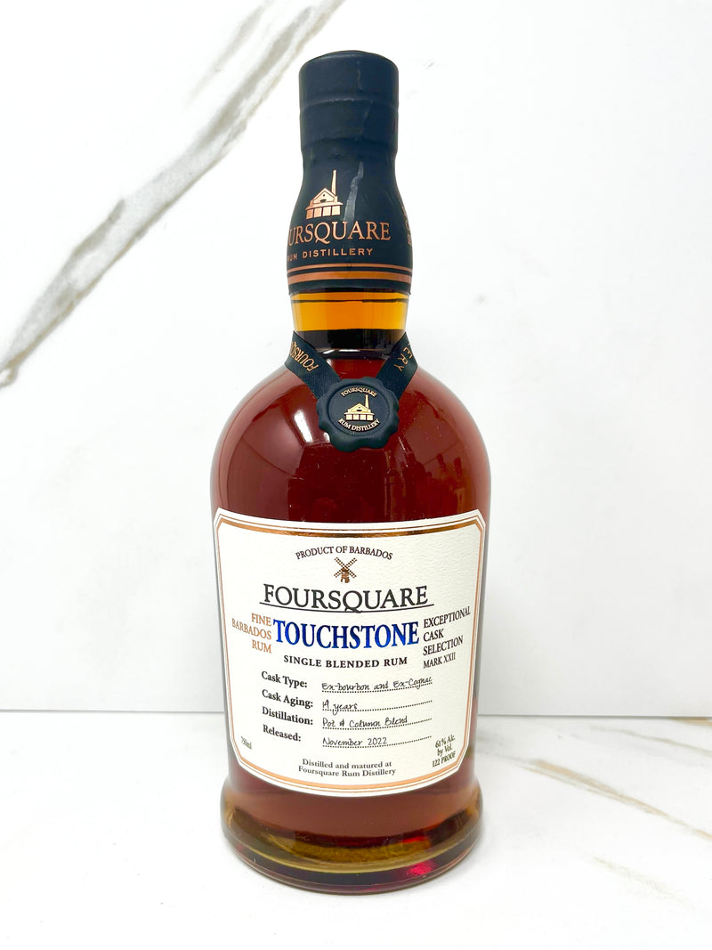 Foursquare, Exceptional Cask, Touchstone, Fine Barbados Rum, 750mL