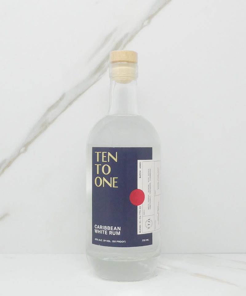 Ten To One, Caribbean White Rum, 750mL