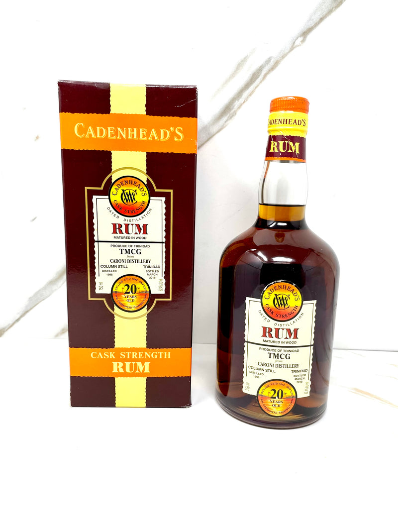 Cadenhead, Caroni TMCG 20 Year Old Cask Strength Rum, Trinidad, 750mL