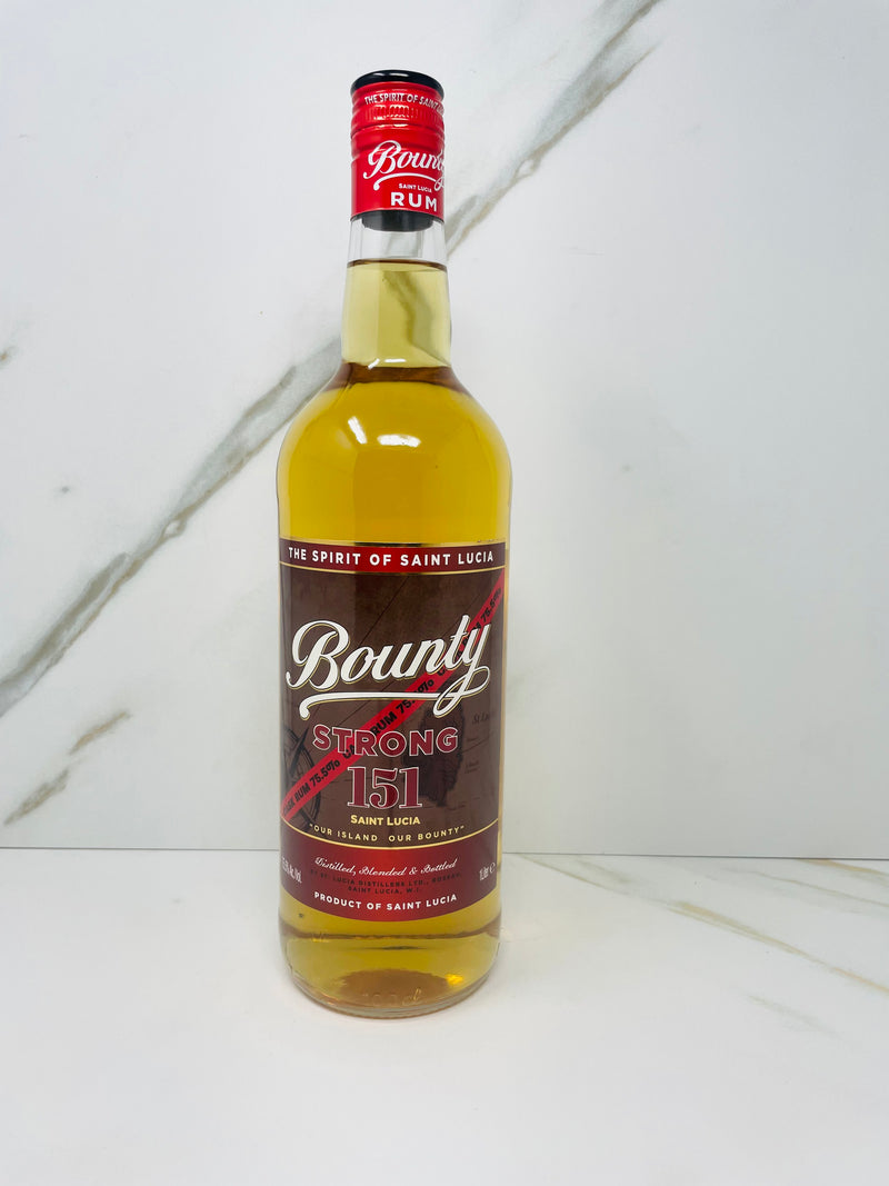 Bounty, 'Strong' 151 Proof Rum, Saint Lucia, 1L
