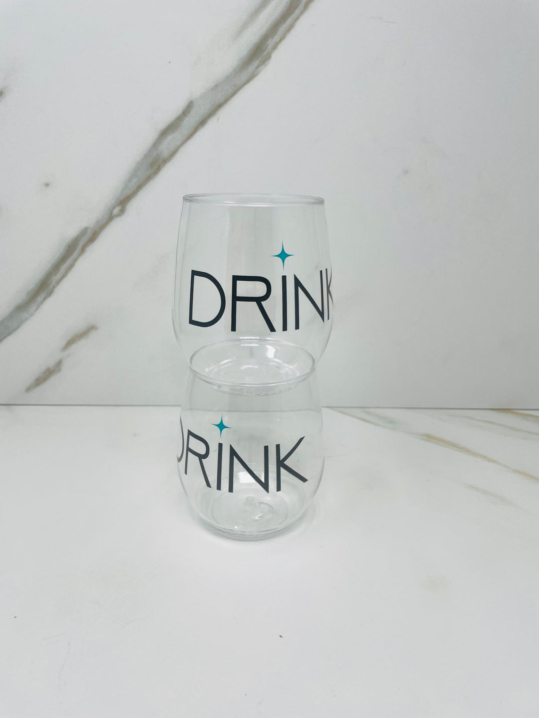 DRINK Tossware 14 oz Vino Plastic Wine Glass